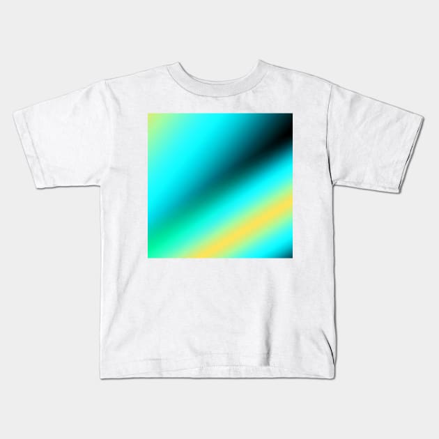 blue yellow abstract texture background pattern Kids T-Shirt by Artistic_st